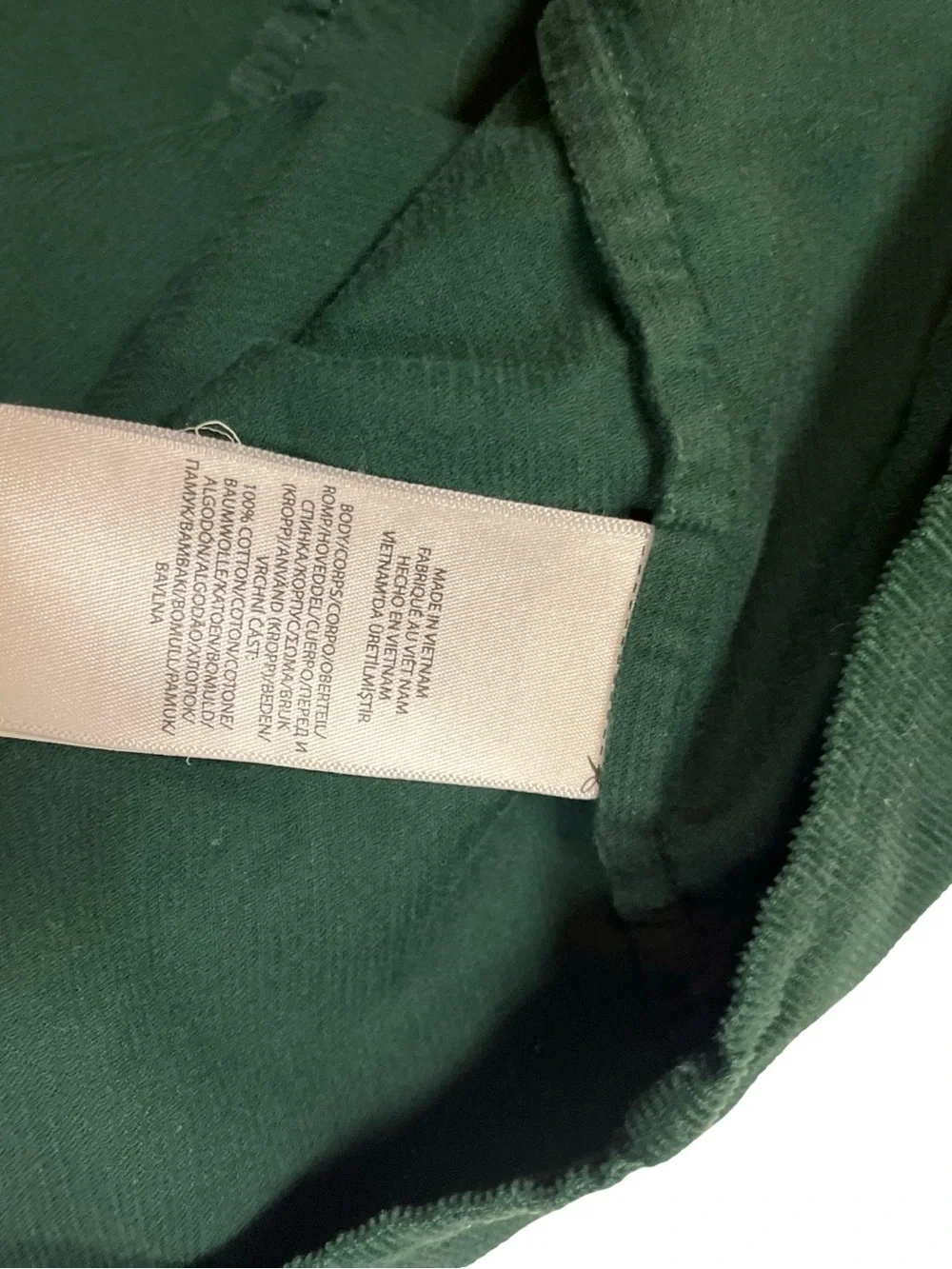 Polo Ralph Lauren Green Corduroy Long Sleeve Cinched Dress Sz 10 Country Western
